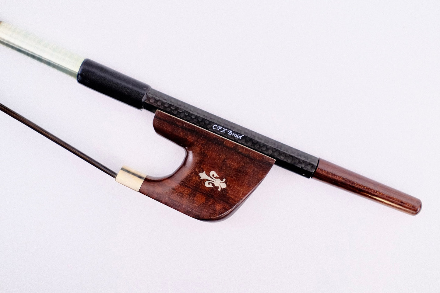 CFX Braided Carbon Fiber Bass Bow With Fleur de Lis