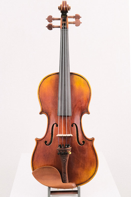 Delachaise 7/8 Violin with Carved Fittings