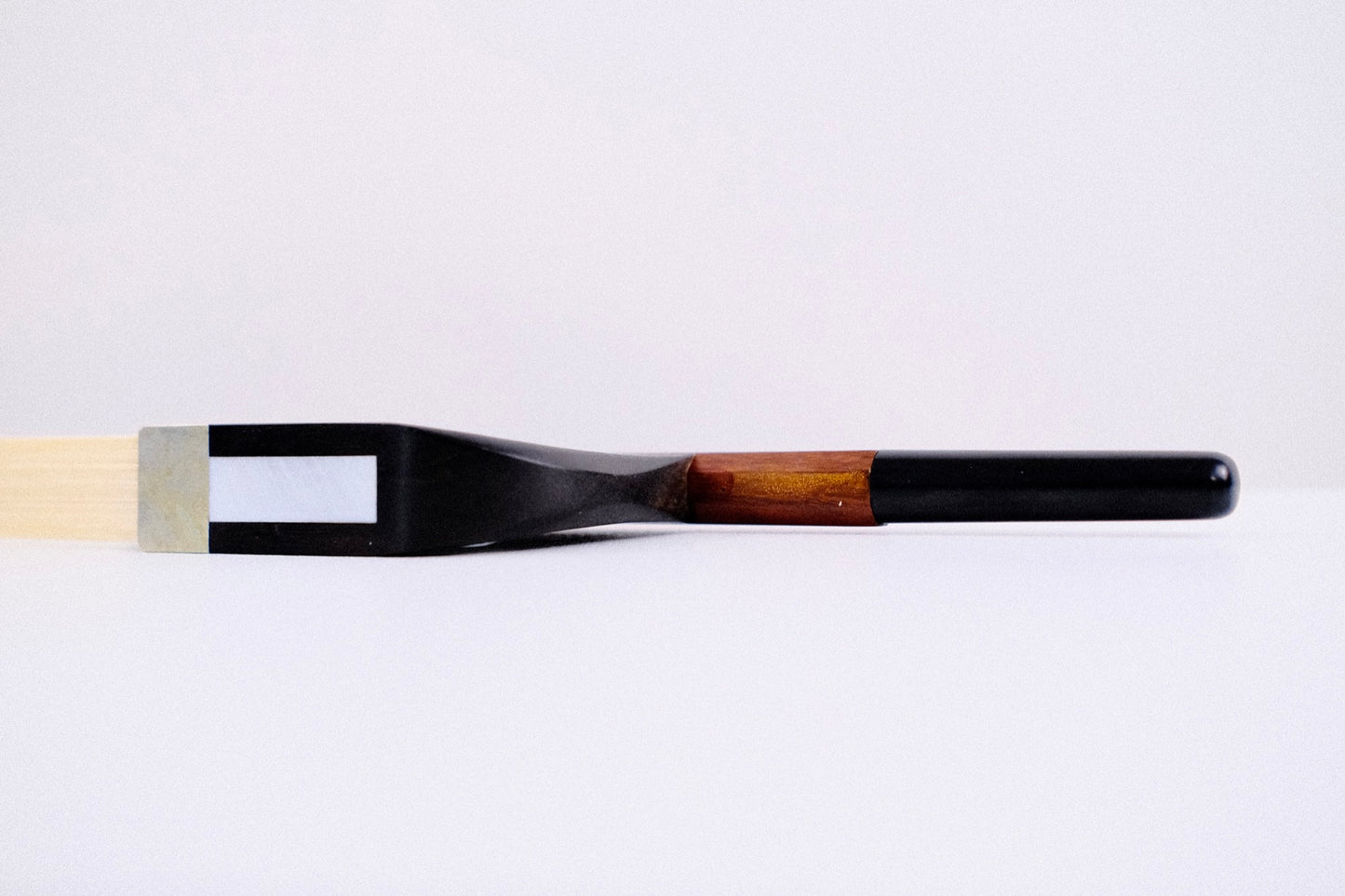H Luger Bass Bow Aged Brazilwood Octagon
