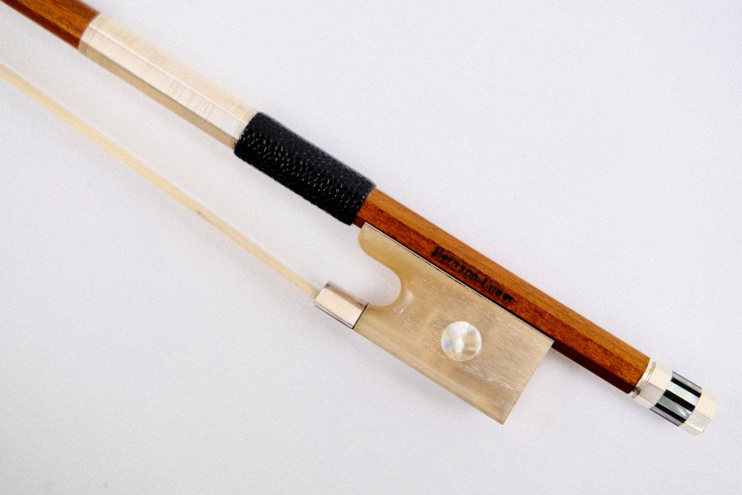 Hermann Luger Pernambuco Master Violin Bow - Horned Frog