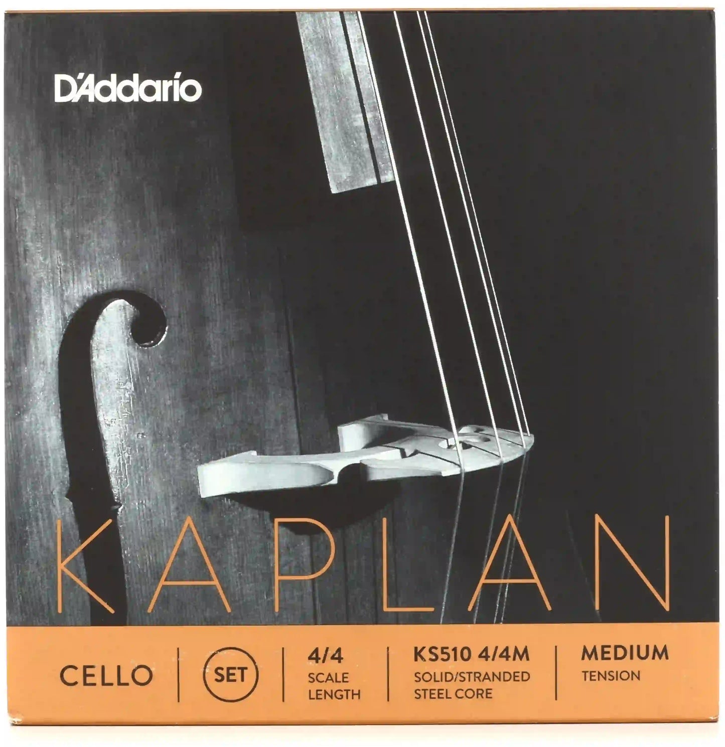 Kaplan 4/4 Cello G, Steel/Tungsten