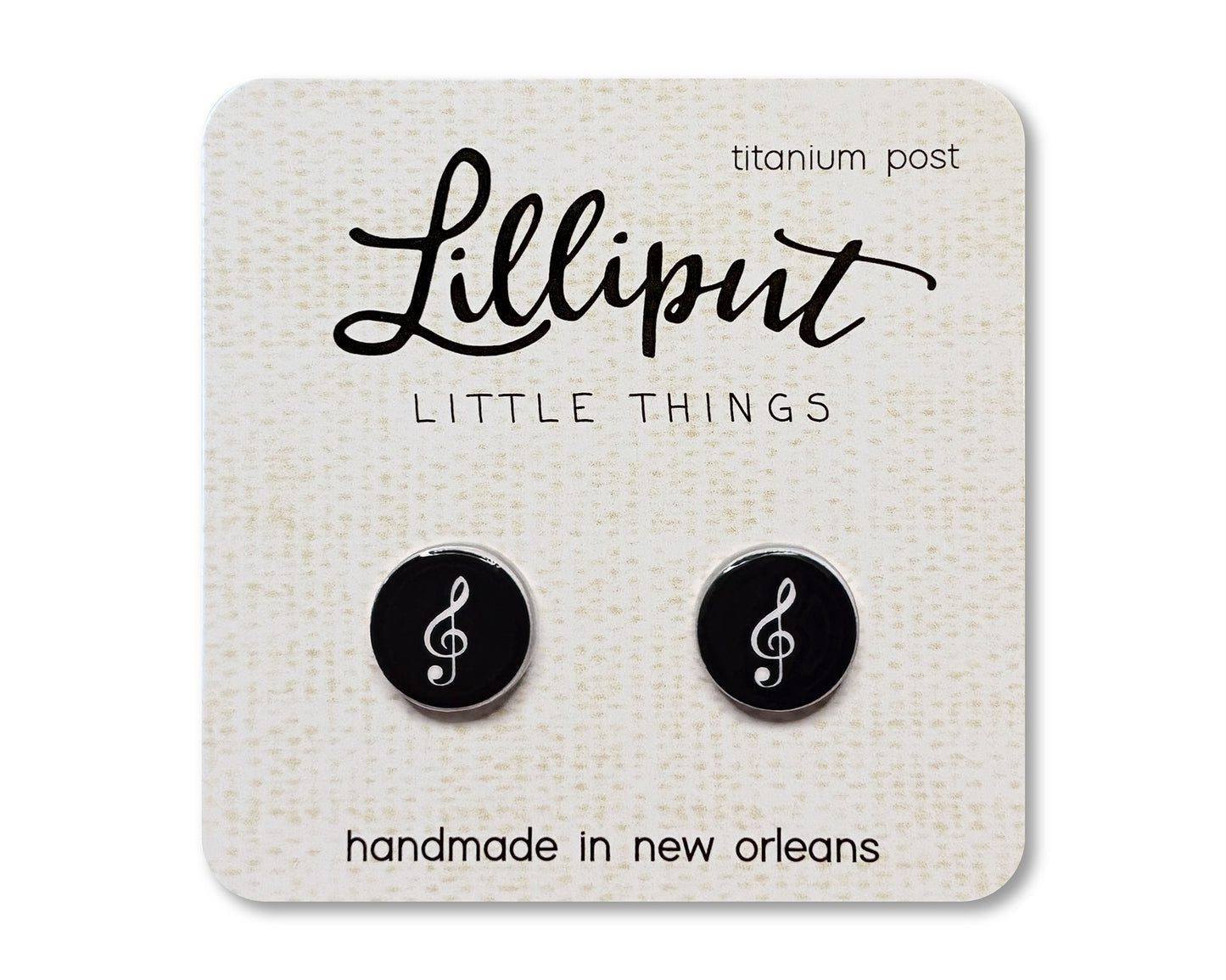 Treble Clef Earrings