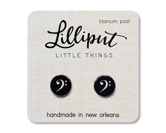 Bass Clef Earrings