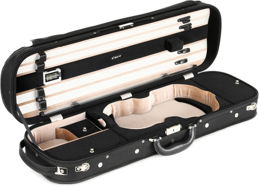 Core CC535 Oblong Violin Case - Black - 4/4