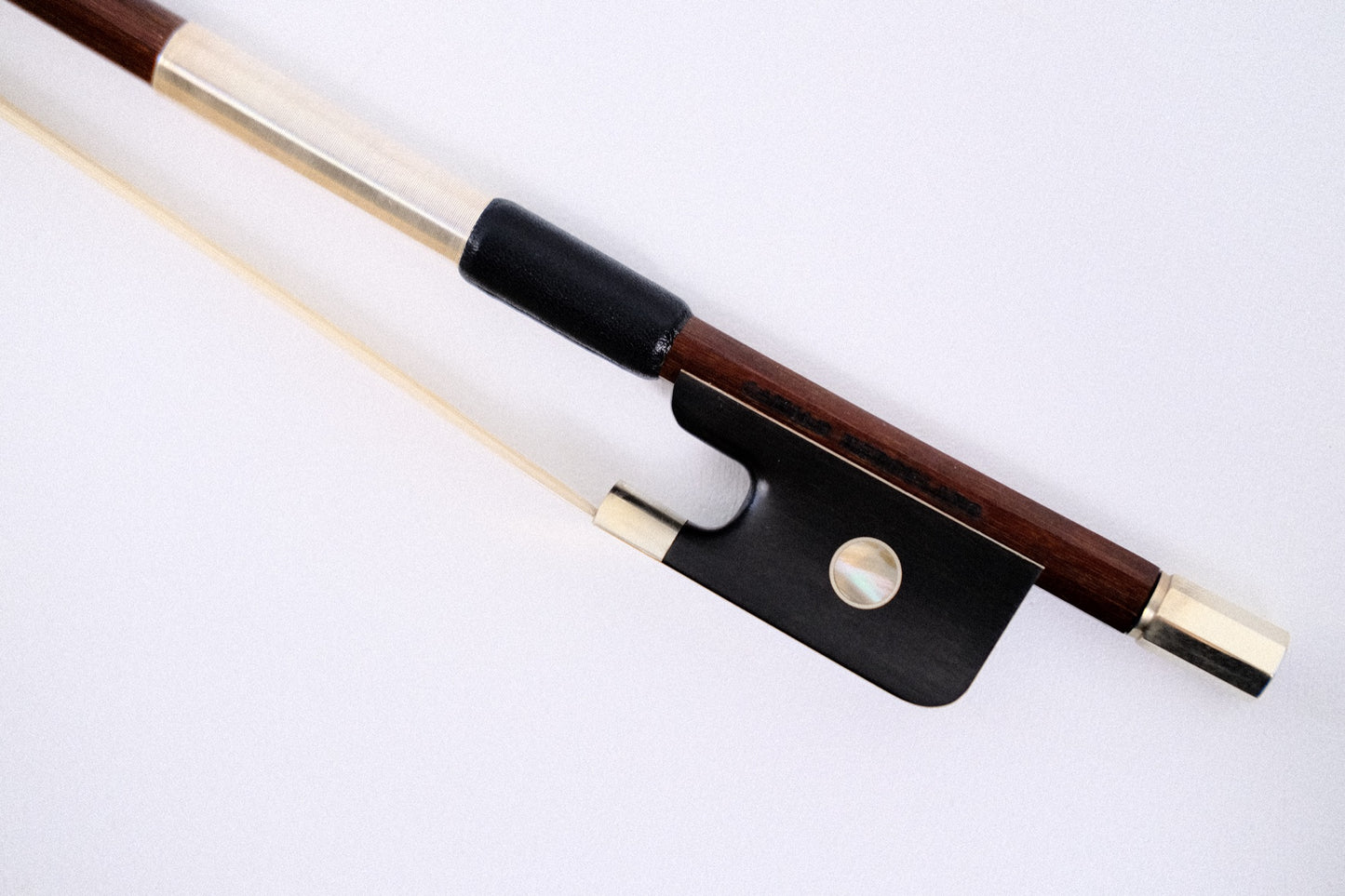Camilo Herculano Cello Bow Half Mounted Nickel/Ebony 4/4