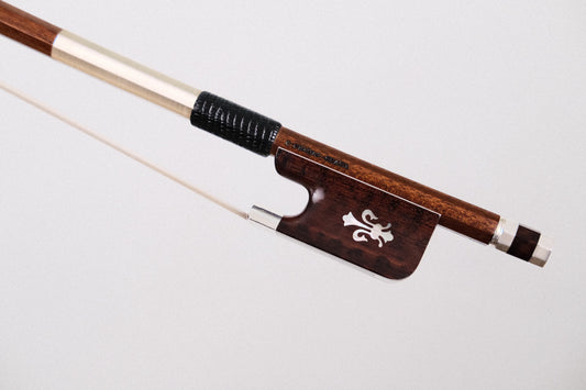 Arcos Silver Fleur-de-Lis Bow - Ipe with Snakewood Frog