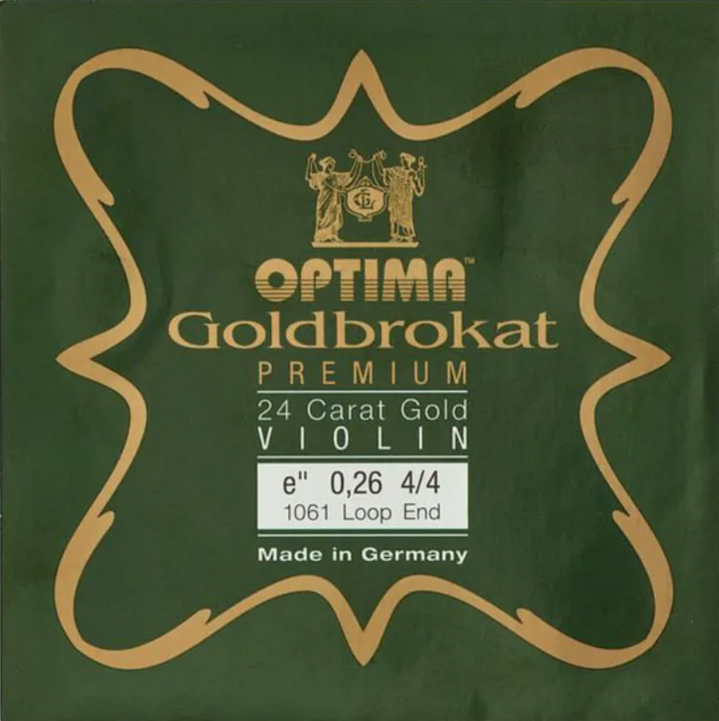 Optima Goldbrokat Premium Gold Violin E - Loop