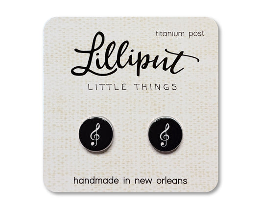 Treble Clef Earrings