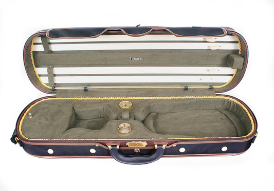 Tonarelli Deluxe Oblong Violin Case 4/4