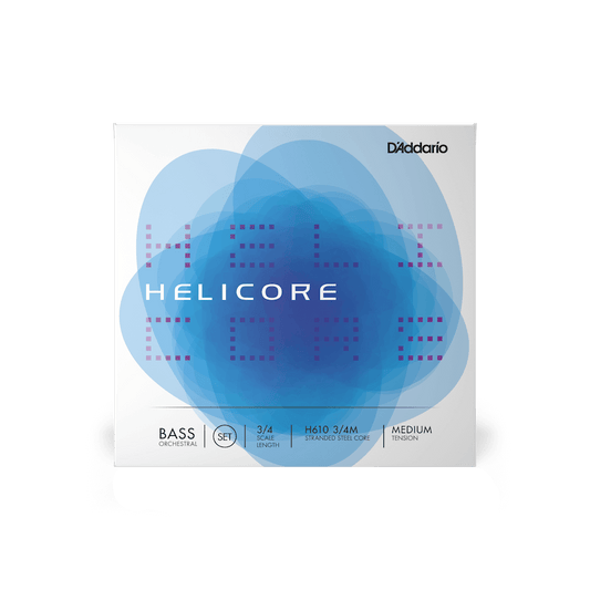 Helicore Orchestral 3/4 Bass Set - H610 3/4M
